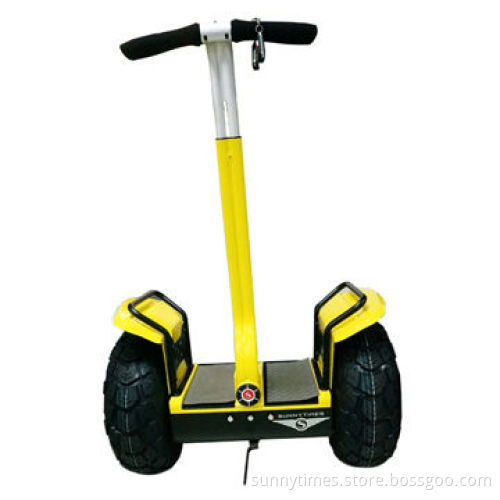Big yellow bee two wheel electric scooter